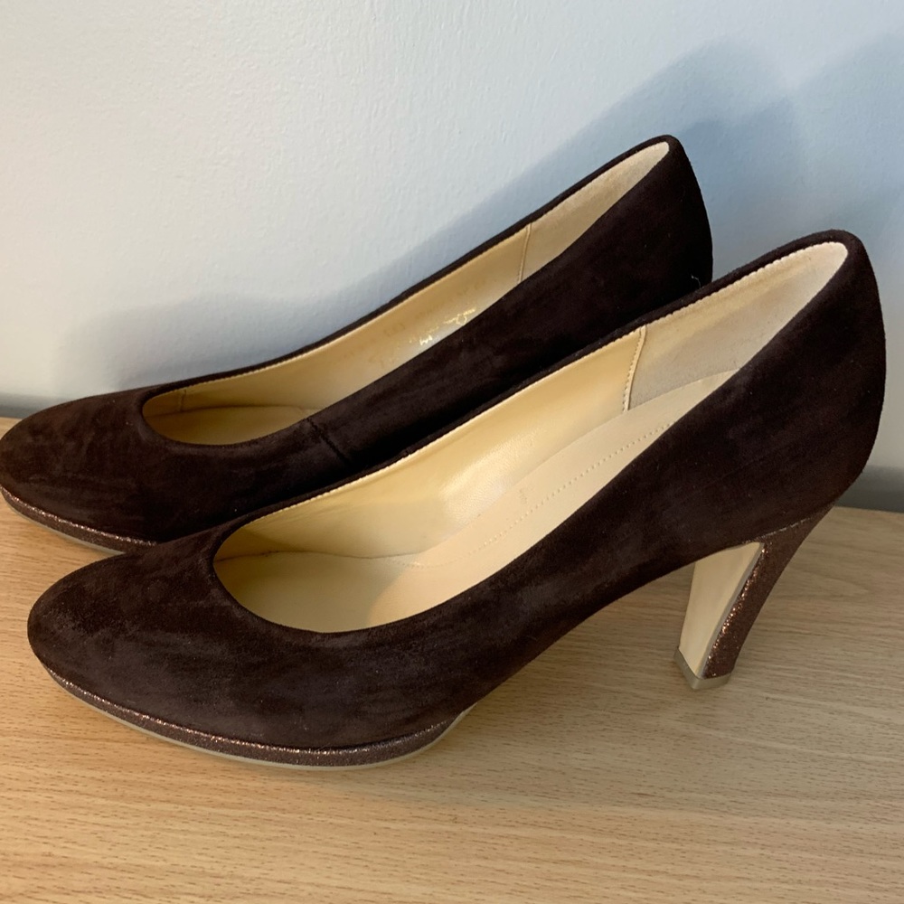 Sparkly Suede Leather Heels 👠 - Picture 2 of 5